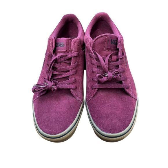 NWOT VANS Men's Seldan Suede Port/Gum Maroon Low Top Sneakers Size 10 - Picture 3 of 6
